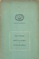 Socialismo e autonomia - Ludovico Actis Perinetti - copertina