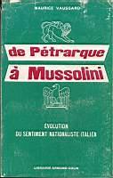 De Petrarque a Mussolini - Maurice Vaussard - copertina