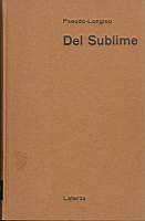 Del Sublime - Pseudo Longino - copertina