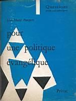 Pour une politique evangelique - Jean-Marie Paupert - copertina