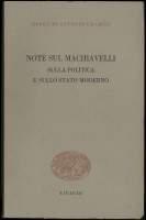 Note sul Machiavelli sulla politica e sullo stato moderno