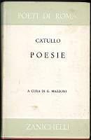 Poesie - G. Valerio Catullo - copertina