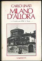 Milano d'allora - Carlo Linati - copertina