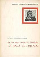 Per una lettura analitica di Pirandello: La ricca sul divano - Giovanna Finocchiaro Chimirri - copertina