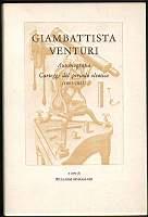 Giambattista Vanturi Autobiografia corteggi del periodo elvetico (1801-1813)