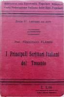 I principali scrittori italiani del trecento - Francesco Flamini - copertina