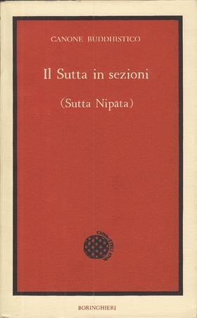 Canone buddhistico. Il Sutta in sezioni (Sutta Nipata) - copertina