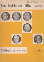 Legislatura Fallita 1953/58