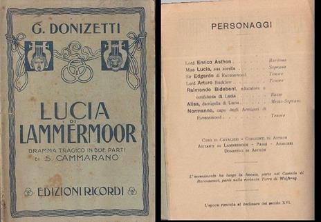 Libretto Lucia di Lammermoor - Gaetano Donizetti - 4
