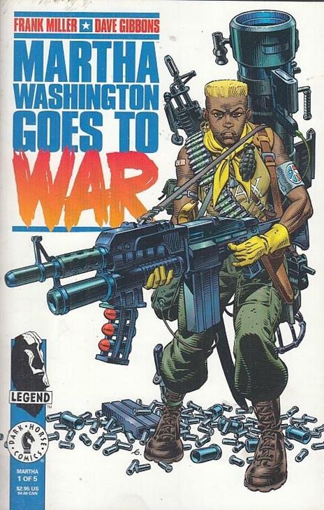 Martha Washington Goes To War 1/5 - Frank Miller - copertina