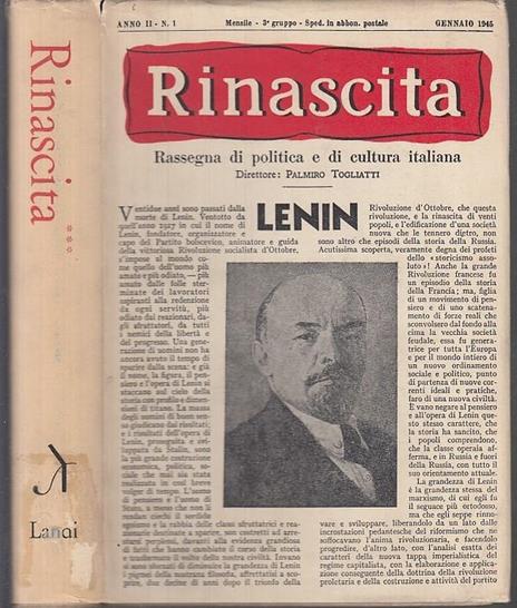Rinascita Volume 3 1944/1962 Lenin - 4