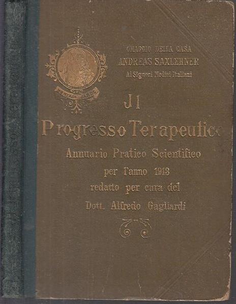 Il Progresso Terapeutico 1913 - A. Gagliardi - 4