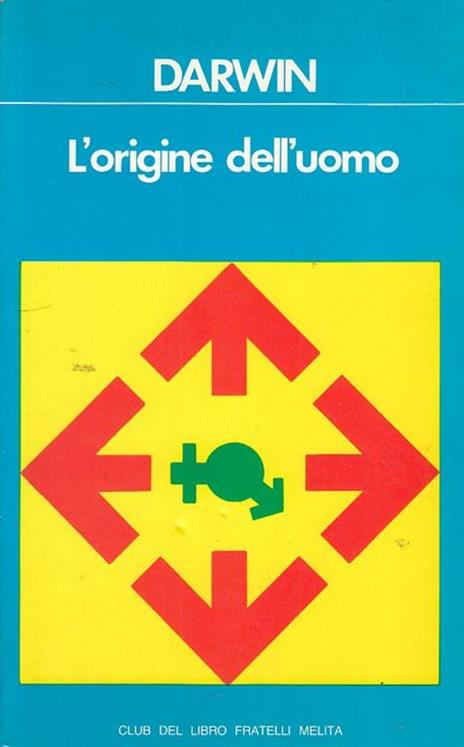 L' Origine dell'Uomo - Charles Darwin - copertina