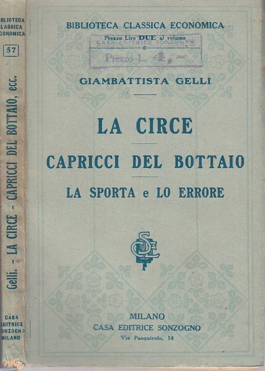 La Circe Capricci del Bottaio - Giambattista Gelli - 4