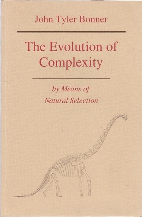 The Evolution of Complexity Natural - John Tyler Bonner - copertina