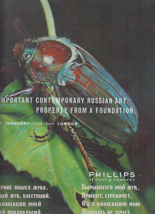Important Contemporary Russian Art Property From A Foundation Mostra Londra - Phillips - copertina