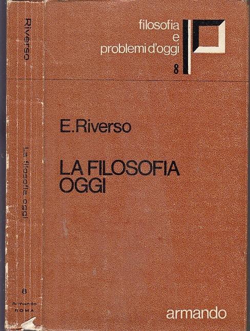 La Filosofia Oggi - Riverso - copertina