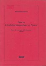 Note Su L'èVolution PèDagogique En France Corso Di Sociologia Dell'Educazione 1994-95