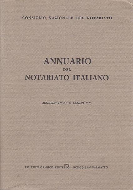 Annuario Del Notariato Italiano - copertina