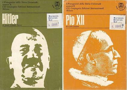 Hitler / Pio Xii - Jean-Claude Favez - copertina