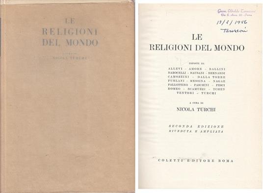 Le Religioni Del Mondo - Nicola Turchi - copertina