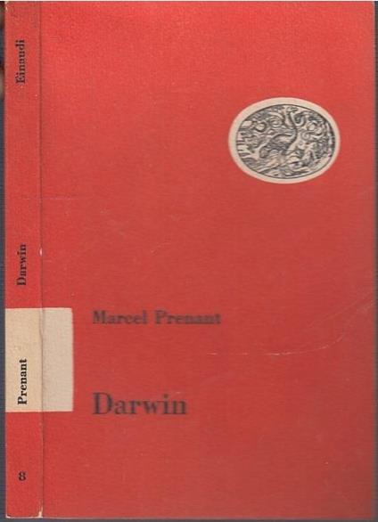 Darwin - Marcel Prenant - copertina