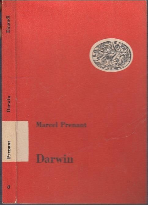 Darwin - Marcel Prenant - copertina