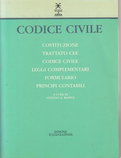 Codice Civile - Stefano Radice - copertina