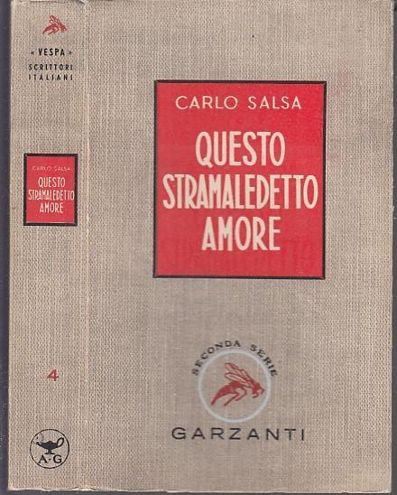 Questo Stramaledetto Amore - Carlo Salsa - copertina