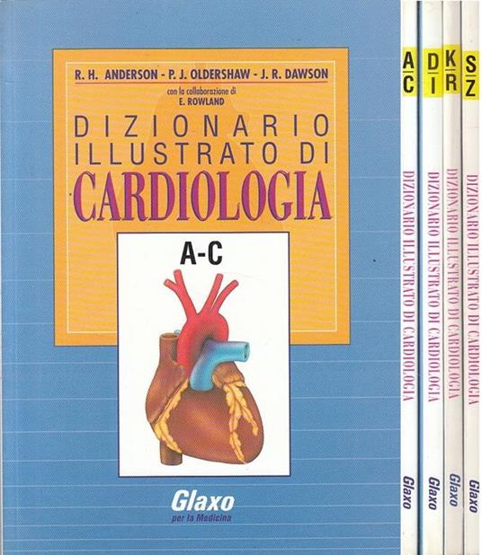 Dizionario Illustrato Di Cardiologia 4 Volumi - copertina