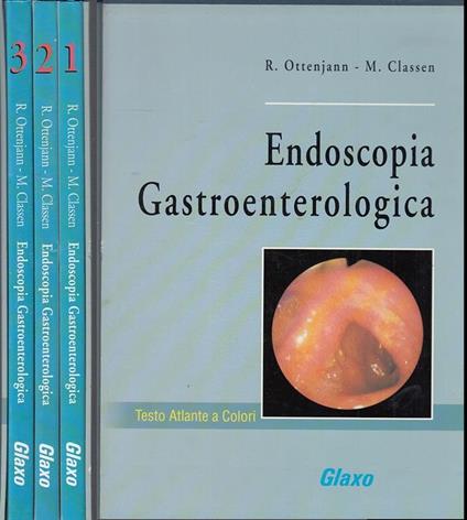 Endoscopia Gastroenterologica 3 Volumi- Classen - Ottenjann Classen - copertina