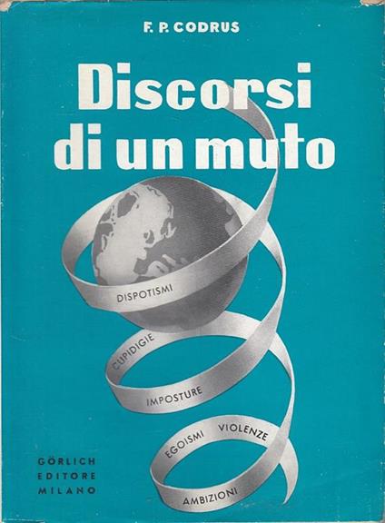 Discorsi Di Un Muto - F.P. Cordus - copertina