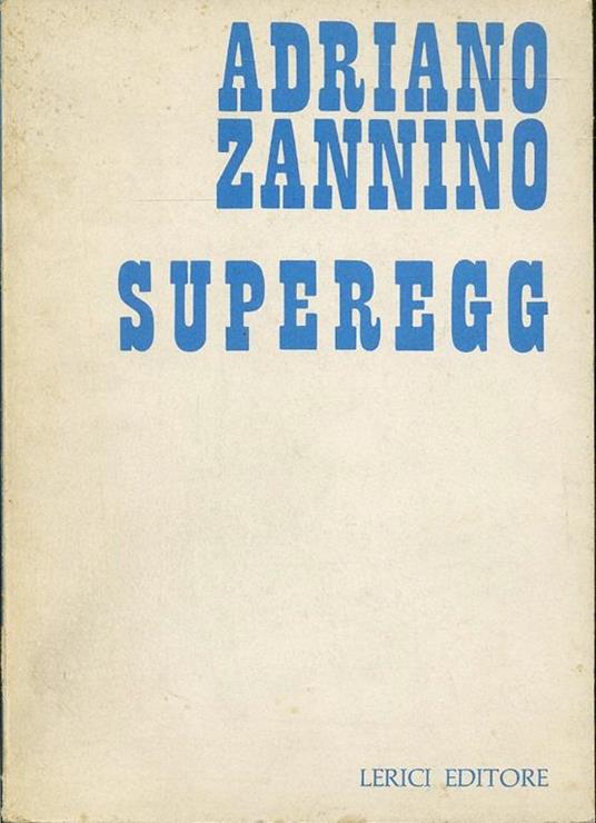 Libro D'artista Superegg - Adriano Zannino - copertina