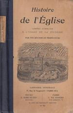 Histoire De L'eglise Per Une Reunion De Professeurs