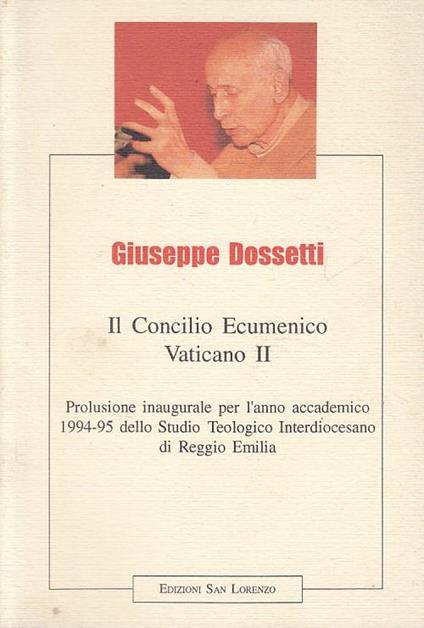 Il Concilio Ecumenico - Giuseppe Dossetti - copertina