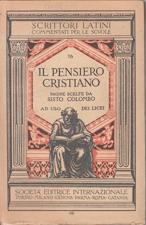 Il Pensiero Cristiano - Sisto Colombo - copertina