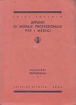 Appunti Di Morale Professionale Per I Medici