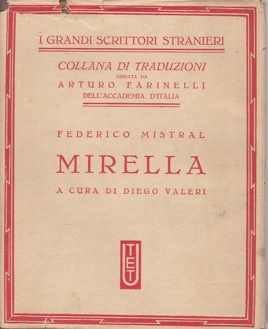 Mirella - Frédéric Mistral - copertina