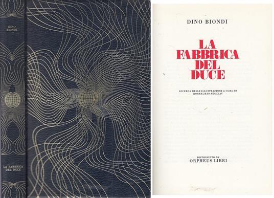 La Fabbrica Dal Duce - Dino Biondi - copertina