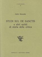 Studi sul De Sanctis e altri scritti di storia della critica