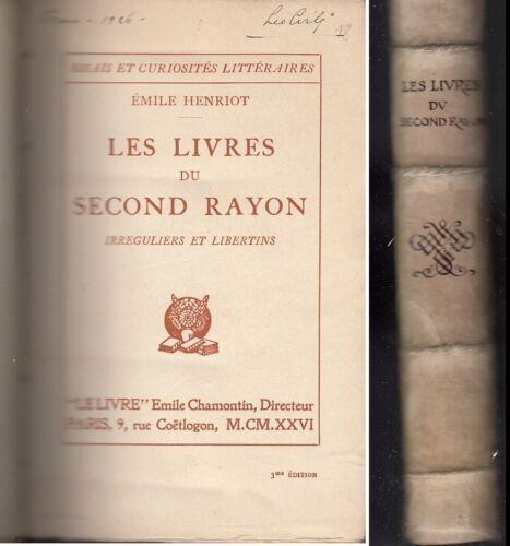 Les Livres Du Second Rayon - Emile Henriot - copertina