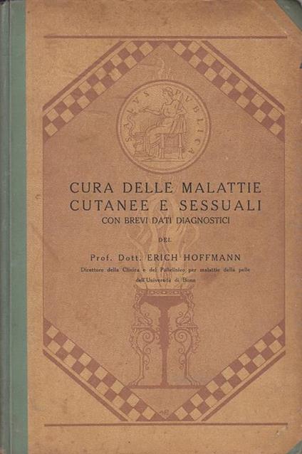 Cura Delle Malattie Curanee E Sessuali - Erich Hoffmann - copertina