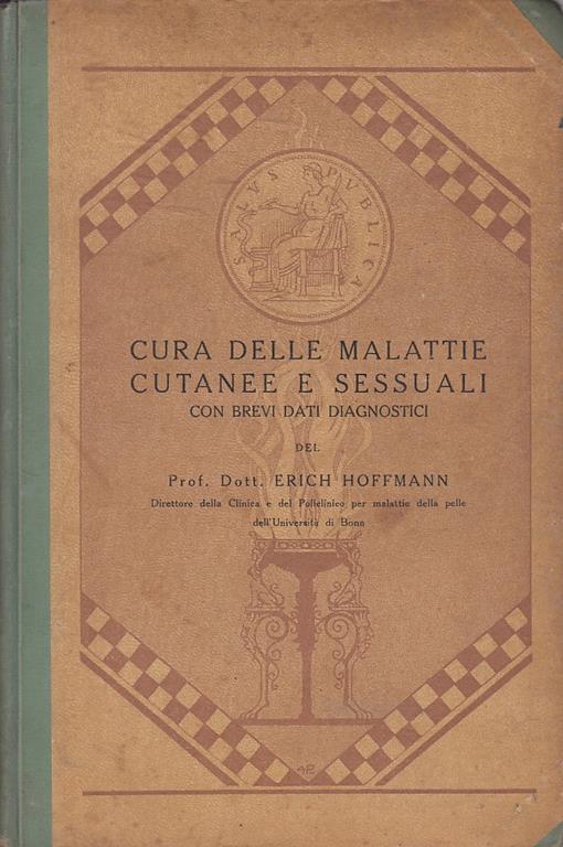 Cura Delle Malattie Curanee E Sessuali - Erich Hoffmann - copertina