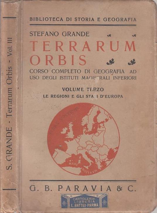 Terrarum Orbis Corso Geografia Vol.3 - Stefano Grande - copertina