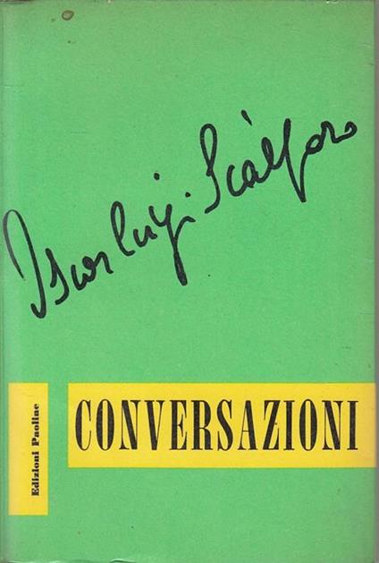 Conversazioni - Oscar Luigi Scalfaro - copertina