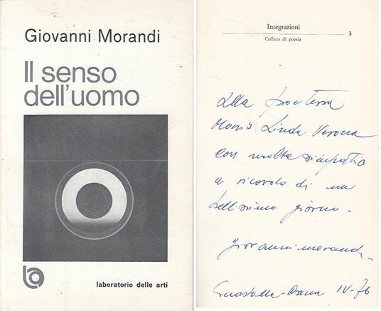Il Senso Dell'uomo - Giovanni Morandi - copertina