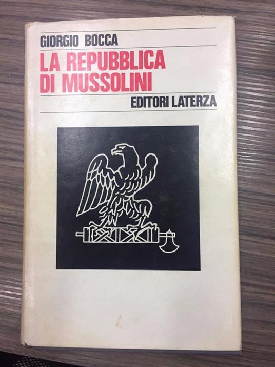 La repubblica di Mussolini - Giorgio Bocca - copertina