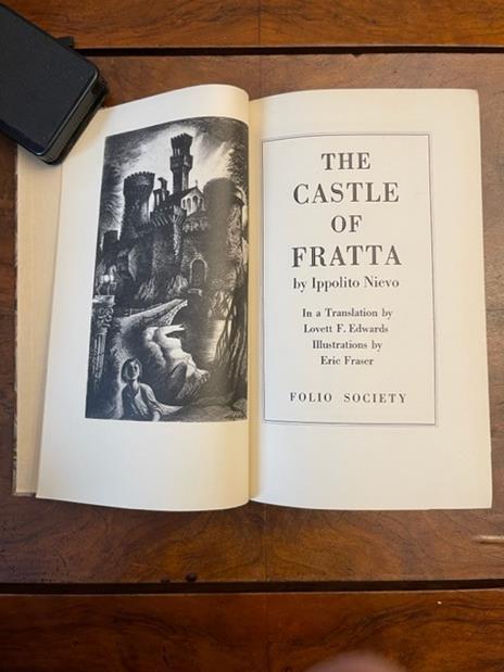 The castle of Fratta by Ippolito Nievo. In a translation by Lovett Feltrinelli Edwards, illustrations by Eric Fraser - Ippolito Nievo - copertina