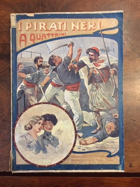 I pirati neri. Romanzo illustrato - Antonio Quattrini - copertina