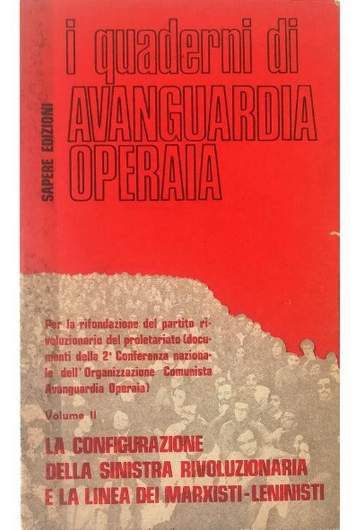 La configurazione della sinistra rivoluzionaria e la linea dei marxisti-leninisti - copertina